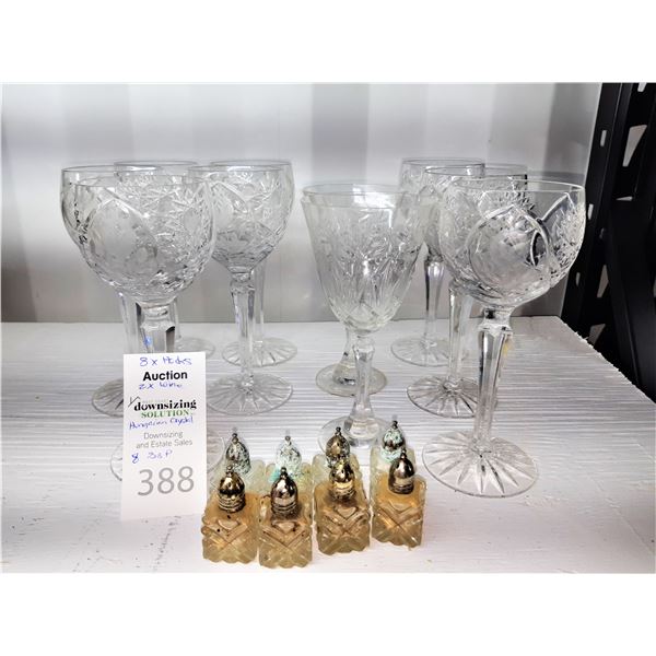 Czechoslovakian Cut Crystal Cat A