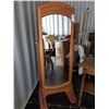 Image 2 : Antique Side Table & Swivel Mirror Cat A