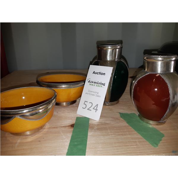 Plated Vases & Bowls Cat A