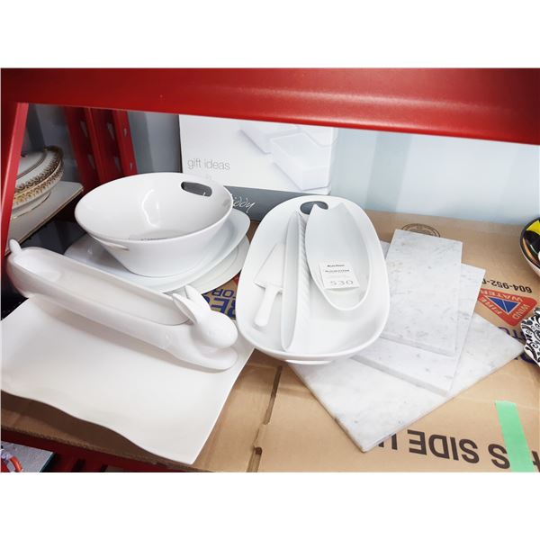 White Tableware Cat A