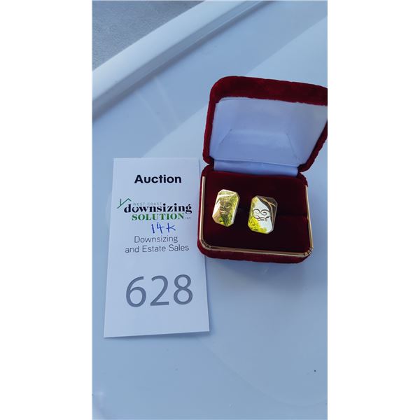 Gold Cuff links A