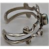 Image 3 : 1980s Navajo Sandcast Sterling Turquoise Bracelet