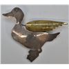 Image 2 : Taxco Sterling and Brass Duck Pin