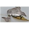 Image 4 : Taxco Sterling and Brass Duck Pin