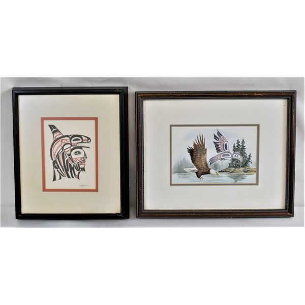 2 Framed Northwest Coast Prints