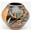 Image 3 : Mexican Hand Painted Pottery Jar by R. Galvan