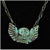 Image 1 : Vintage Peruvian Patina on Copper Winged Necklace
