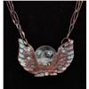 Image 4 : Vintage Peruvian Patina on Copper Winged Necklace