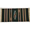 Image 1 : 1970s Chimayo Fringed Wool Textile Rug