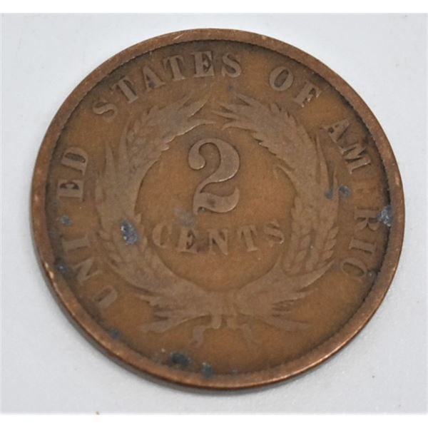 1868 Two Cent Piece