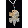 Image 2 : Navajo Fishrock Horned Toad Necklace and Earrings