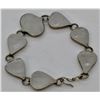 Image 2 : Sterling Lapis Heart Link Bracelet