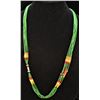 Image 3 : Native American 6 Strand Sterling Bead Necklace