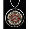 Image 2 : Zuni Sterling Turquoise & Coral Necklace