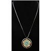 Image 3 : Zuni Sterling Turquoise & Coral Necklace