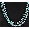 Image 1 : Navajo Liquid Silver Turquoise Nugget Necklace
