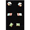 Image 2 : 3 Pairs of Native American Sterling Earrings