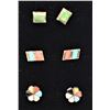 Image 4 : 3 Pairs of Native American Sterling Earrings
