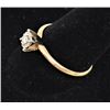 Image 2 : 14K Yellow Gold and Diamond Engagement Ring, 6.5
