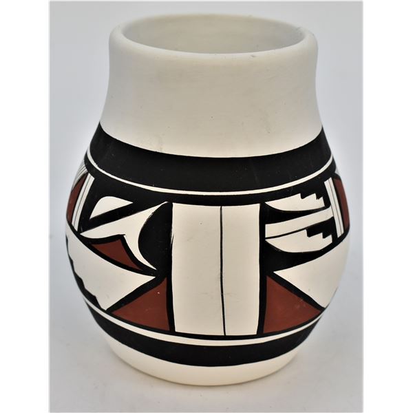 Isleta Polychrome Pottery Jar