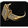 Image 3 : Sterling Ring with Rhinestones, Size 9.25