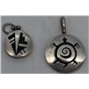 Image 2 : 1980s Hopi Sterling Earrings and 2 Pendants