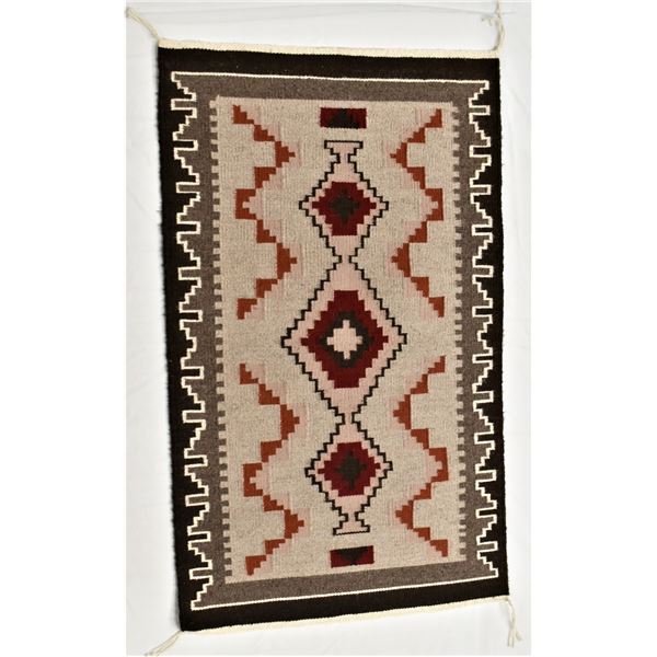 1980s Navajo Wool Textile Rug