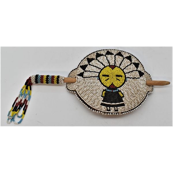 Vintage Zuni Beaded Stick Barrette