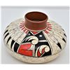 Image 1 : Mexican Polychrome Pottery Bowl by R. Galvan