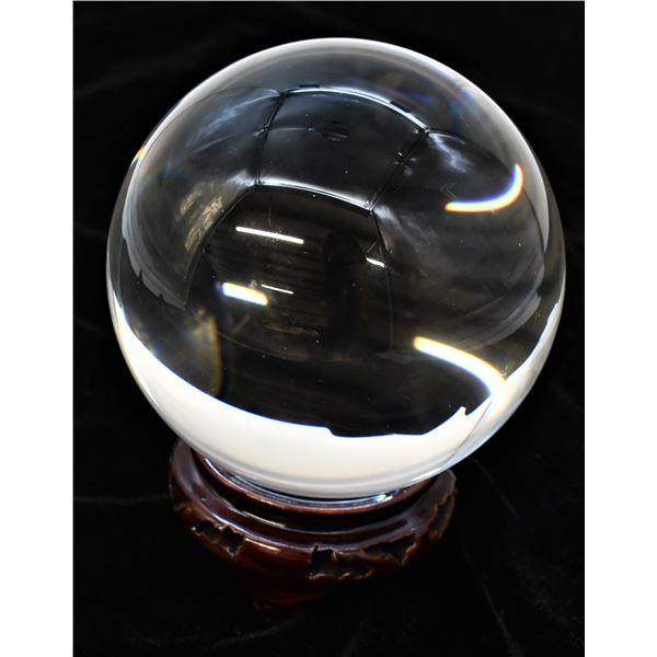 Crystal Ball on Wood Stand
