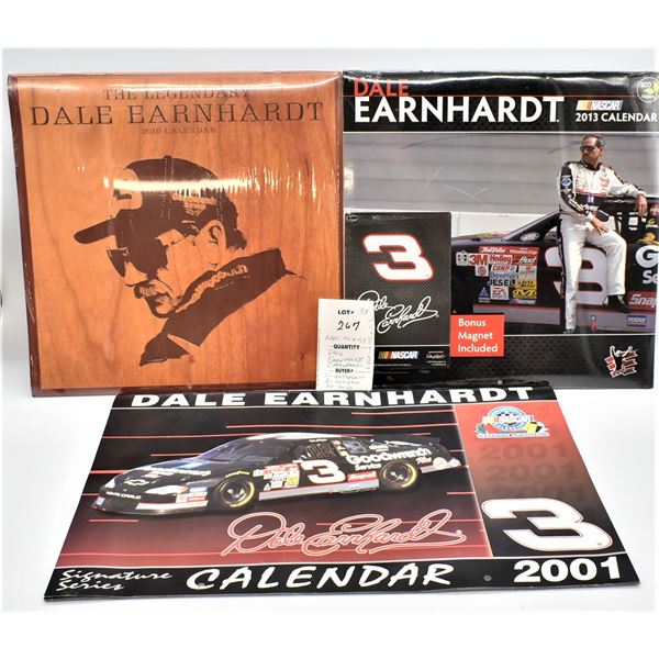3 NASCAR Dale Earnhardt Sr. Calendars