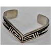 Image 1 : Hopi Sterling Overlay ''V'' Bracelet