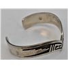 Image 3 : Hopi Sterling Overlay ''V'' Bracelet