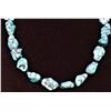 Image 1 : Estate Navajo Dyed Howlite Nugget Necklace