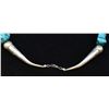 Image 2 : Estate Navajo Dyed Howlite Nugget Necklace