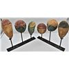 Image 3 : Indonesian Pottery Heads with 2 Metal Stands