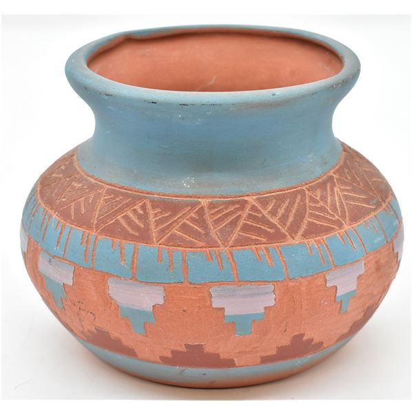 2002 Navajo Incised Pottery Bowl by Joann Johnson