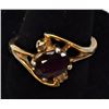 Image 1 : 24K HGE Ruby and Diamond Ring, Size 7