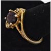 Image 2 : 24K HGE Ruby and Diamond Ring, Size 7
