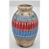 Image 2 : Native American Navajo Etched Pottery Vase