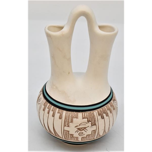 2005 Navajo Etched Wedding Vase