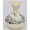Image 2 : Stenciled NW Coast Designs on Pottery Vase