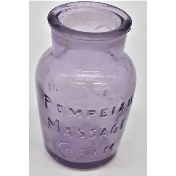 Antique Amethyst Sun Purple Glass Bottle