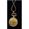 Image 3 : Colibri Quartz Pocket Watch Pendant Neckace
