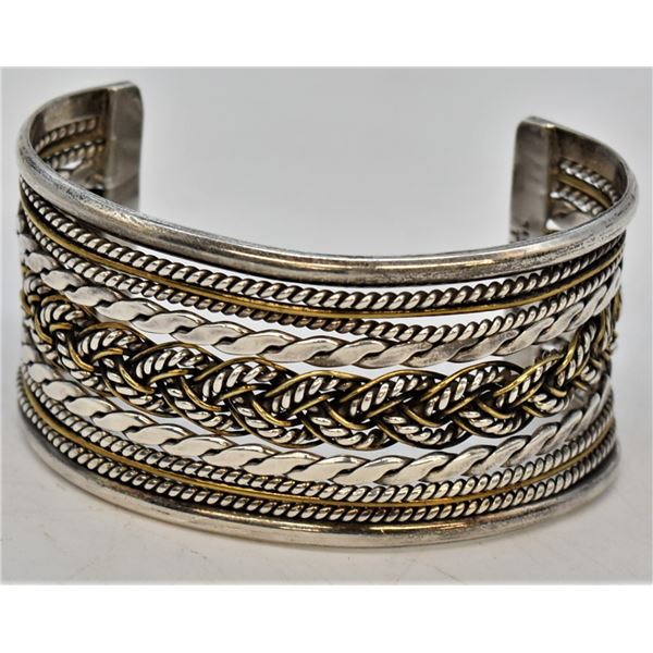 Taxco Sterling Cuff Bracelet