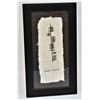 Image 1 : Framed Irish Ogham Wish Hand Painted by E. Kelly