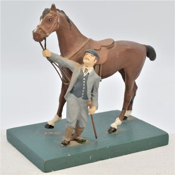 Antique Estate Lead Horse Statue
