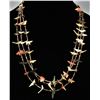 Image 2 : Navajo Sterling 3 Strand Fetish Necklace