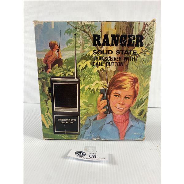 Vintage Ranger Solid State Transceiver w/Call Button In Original Box