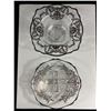 Image 1 : Silver Inlay - 10 1/2" Deep Dish & 6 3/4" Dish